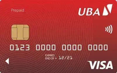 UBA Afri Visa Card for PayPal withdrawal in Nigeria